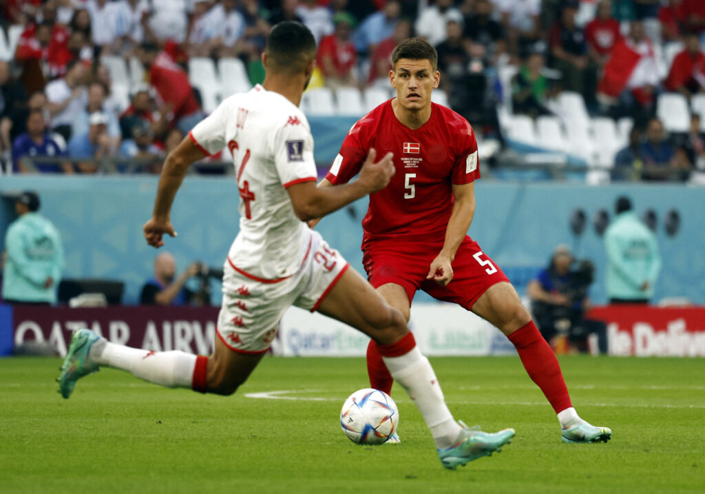 Joakim Mæhle ser positivt på den danske situation, efter VM blev åbnet med et 0-0-resultat mod Tunesien.