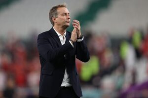 VM 2022 i Qatar. Kasper Hjulmand Danmark Tunesien