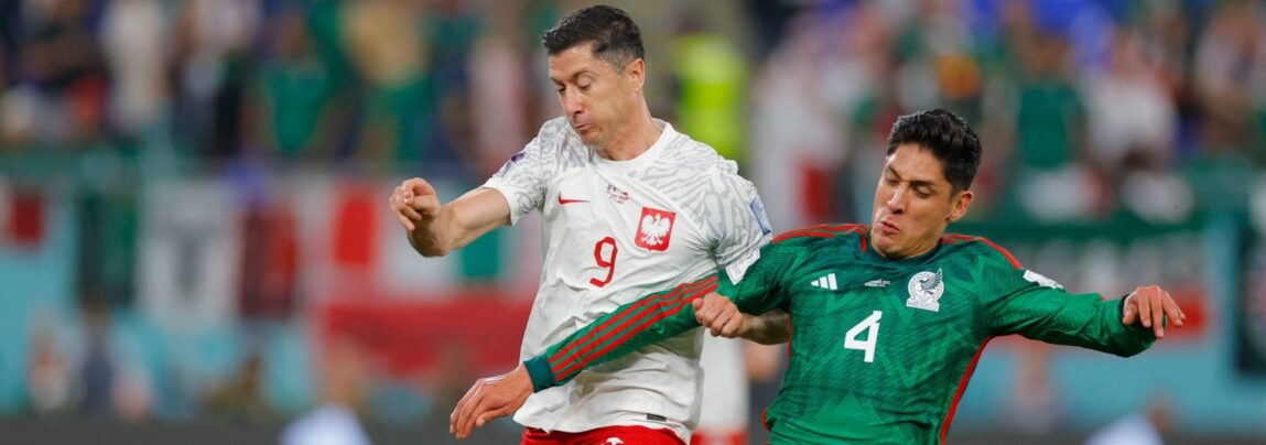 Mexico Polen. VM 2022 i Qatar. Robert Lewandowski.