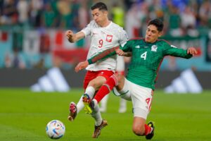 Mexico Polen. VM 2022 i Qatar. Robert Lewandowski.