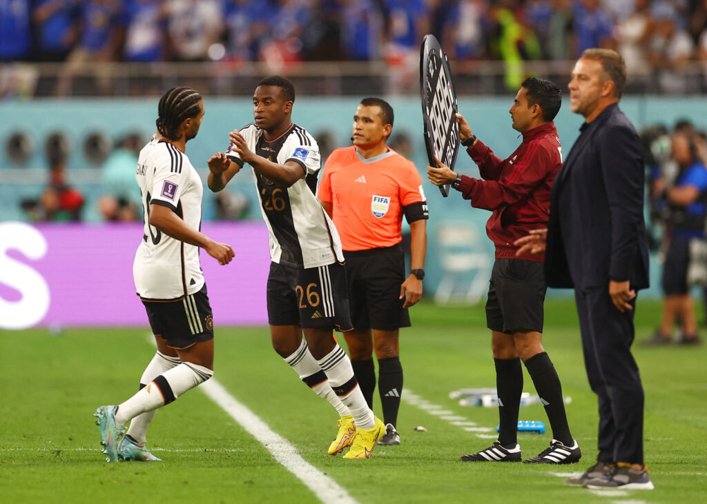 Youssoufa Moukoko, VM 2022, Tyskland-Japan.