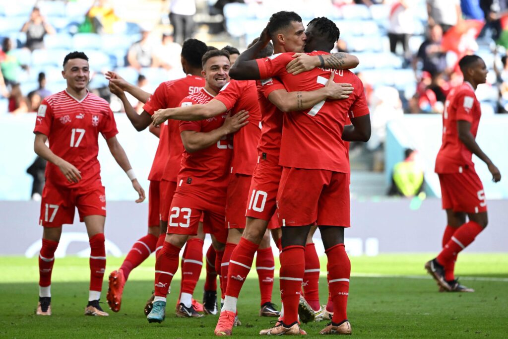 Schweiz besejrede Cameroun ved VM 2022 i Qatar.