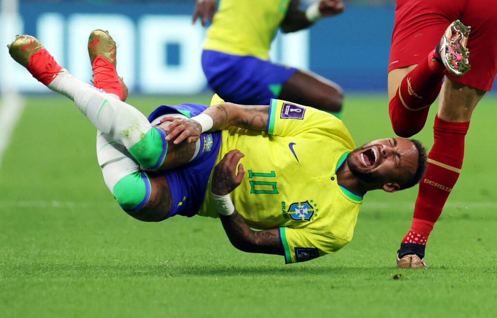 Neymar, Danilo, Neymar skade, er neymar ude af VM, VM 2022, VM Qatar, Brasilien.