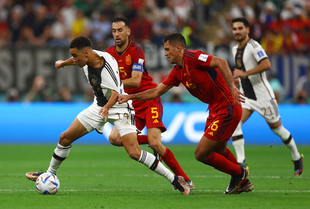 Spanien-Tyskland VM 2022 Qatar.