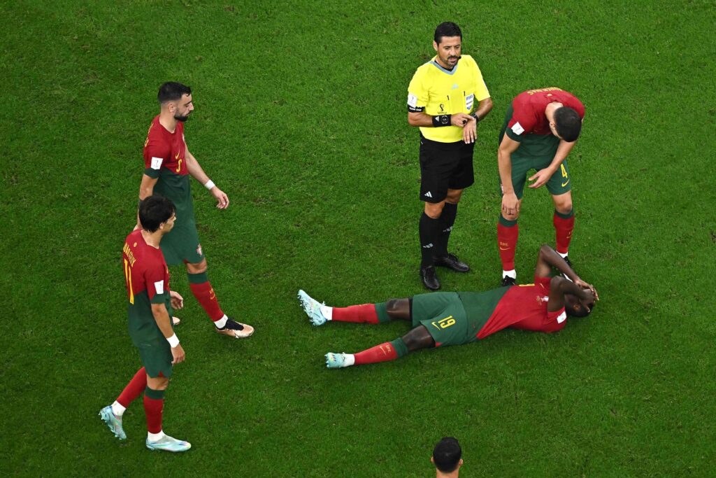 VM 2022, Portugal VM Qatar skader, Nuno Mendes.