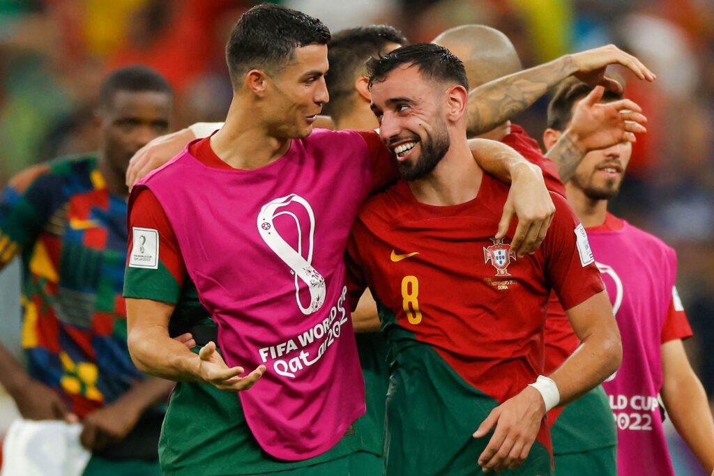 Ronaldo og Fernandes i mulig diskussion over føringsmål mod Uruguay