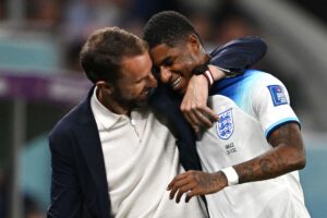 Gareth Southgate er glad for Marcus Rashford