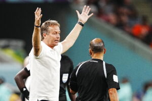 Gruppekampen i gruppe D mellem Australien og Danmark på Al Janoub Stadium i Doha i Qatar, onsdag den 30. november 2022.