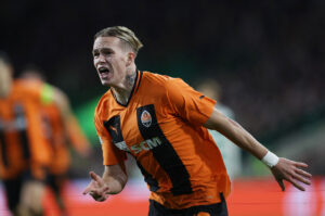 Mudryk fik sit gennembrud i Champions League i denne sæson.