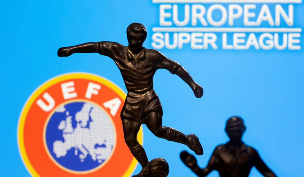 European Super League. Advokatundersøgelse press Super League.