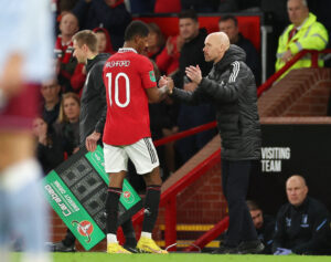 Manchester United manager Erik ten Hag bekræfter, at klubben har forlænget kontrakterne med Marcus Rashford, Fred, Diogo Dalot og Luke Shaw.