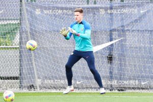 Marc-Andre ter Stegen i træning.