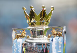 Premier League-trofæet.