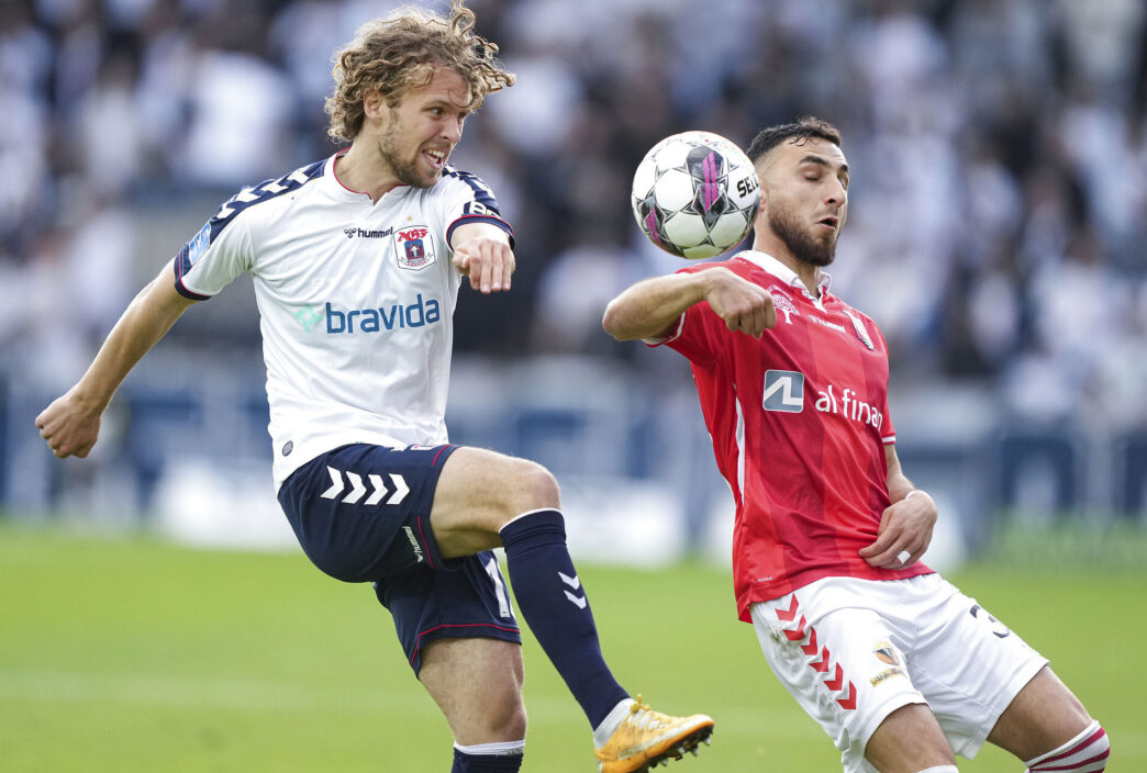 Lyngby Boldklub nærmer sig efter sigende AGF's Alexander Munksgaard.