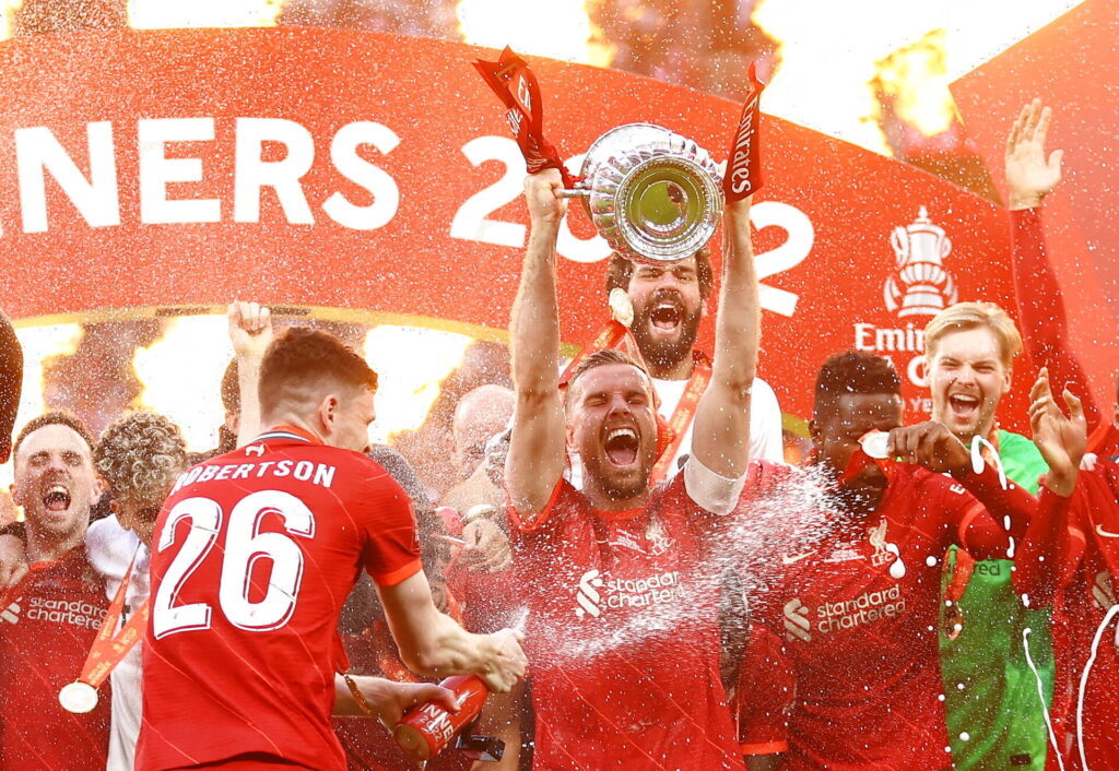 Liverpool vandt FA Cuppen i 2022.