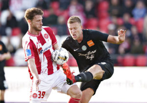 AaB-angriberen Kasper Høgh er angiveligt på vej til norske Stabæk, som lejer angriberen for resten af 2023.