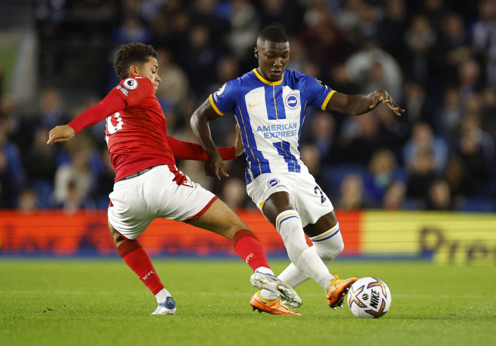 Moises Caicedo har imponeret for Brighton i Premier League.