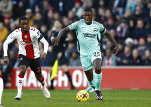 Moises Caicedo for Brighton i Premier League.