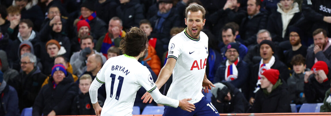 Harry Kane, Tottenham-Crystal Palace højdepunkter, highlights Premier League.