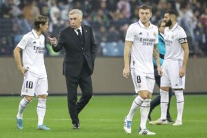 FC Barcelona slog Real MAdrid i super cuppen, men det var ikke nogen ydmygelse siger Real Madrid træner Carlo Ancelotti.