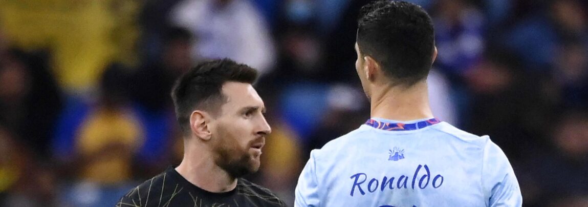 Lionel Messi og Cristiano Ronaldo spillede mod hinanden torsdag, da PSG slog Riyadh Seasons 5-4