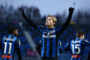 Rasmus Højlund for Atalanta i Serie A.