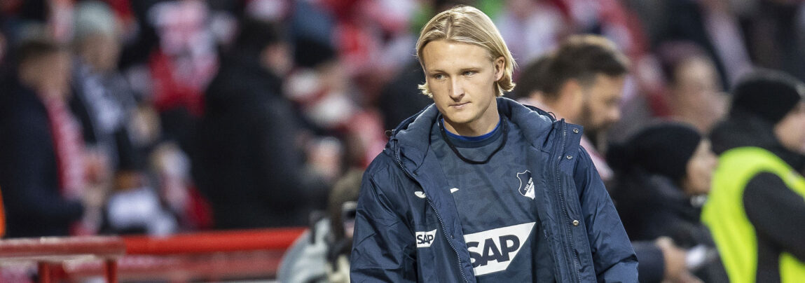Kasper Dolberg startede for første gang siden sit skifte til tyske Hoffenheim, men det blev til et nederlag.