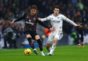 Mathias Jensen for Brentford i Premier League.