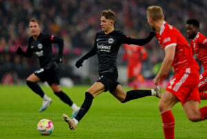 Jesper Lindstrøm assist Frankfurt Hertha Berlin