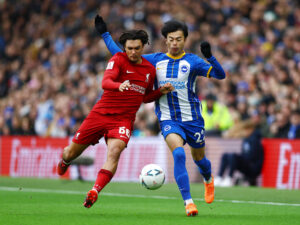 Brighton mod Liverpool i FA Cuppens ottendedelsfinale den 29. januar 2023 på Amex Stadium i Brighton
