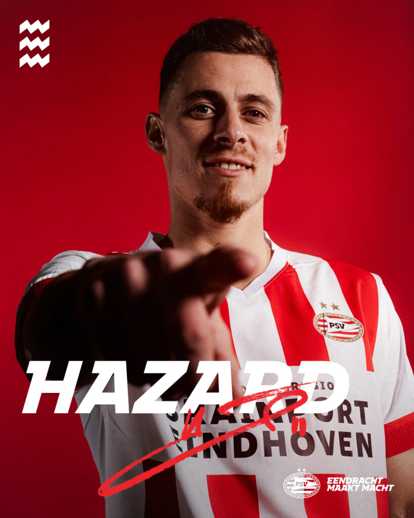 Thorgan Hazard skifter fra Dortmund til hollandske PSV på en lejeaftale fra resten af sæsonen.