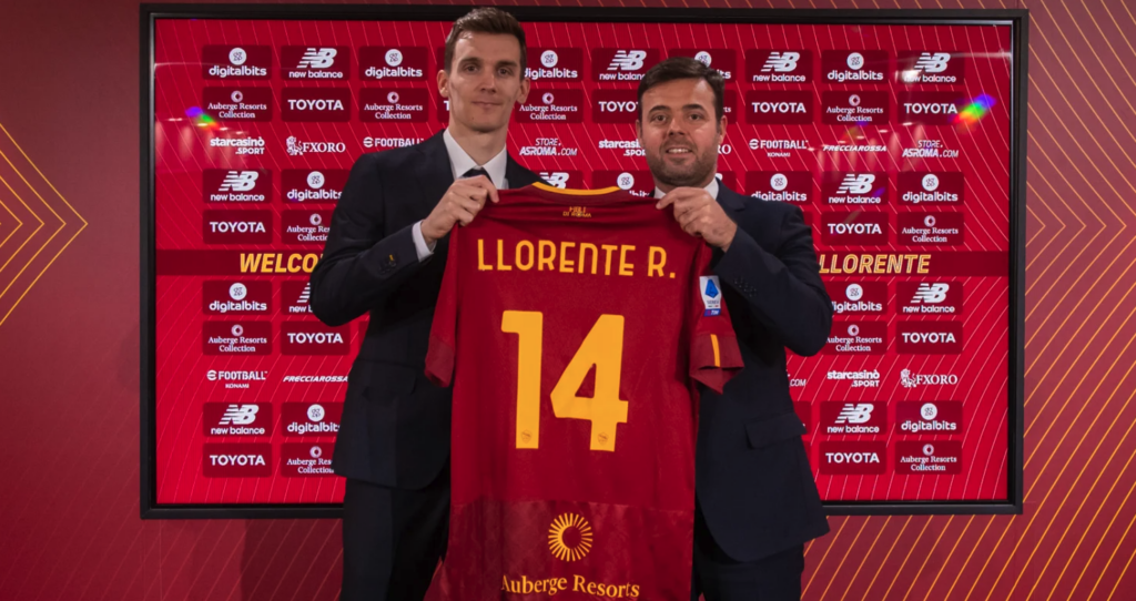 Diego Llorente tager på lån fra Leeds til AS Roma.