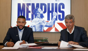Memphis Depay skifter til Atlético Madrid fra FC Barcelona.