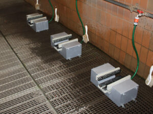 The Shoecleaner til effektiv vask af fodboldstøvler.