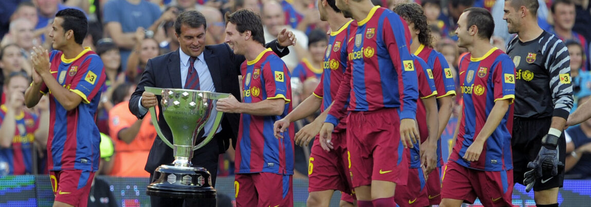 FC Barcelona præsident Joan Laporta taler fortsat om Lionel Messi, men han gør ikke noget for at hente ham tilbage til den spanske storklub.
