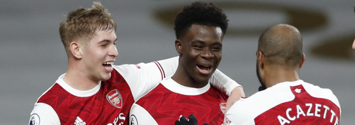 Bukayo Saka er angiveligt enig med Arsenal om en ny kontrakt.