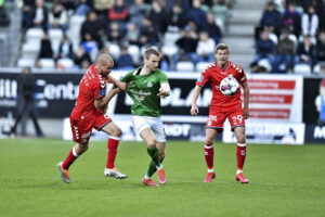 Jacob Bonde var utilfreds med præstationen i Viborgs store nederlag til FC Midtjylland.