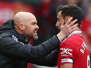 Bruno Fernandes fortæller om, hvordan det har været at spille under Erik ten Hag.