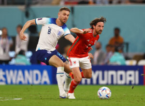 Joe Allen stopper på det walisiske landshold.