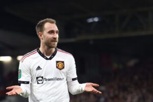 Christian Eriksen er at finde i Manchester Uniteds Europa League-trup.