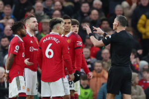 Casemiro rødt kort Manchester United Crystal Palace