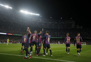 Barcelona tog en sikker sejr mod Sevilla.