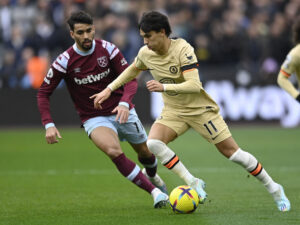 Highlights fra kampen i Premier League mellem West Ham United og Chelsea FC, der spilles den 11. februar 2023 på London Stadium.