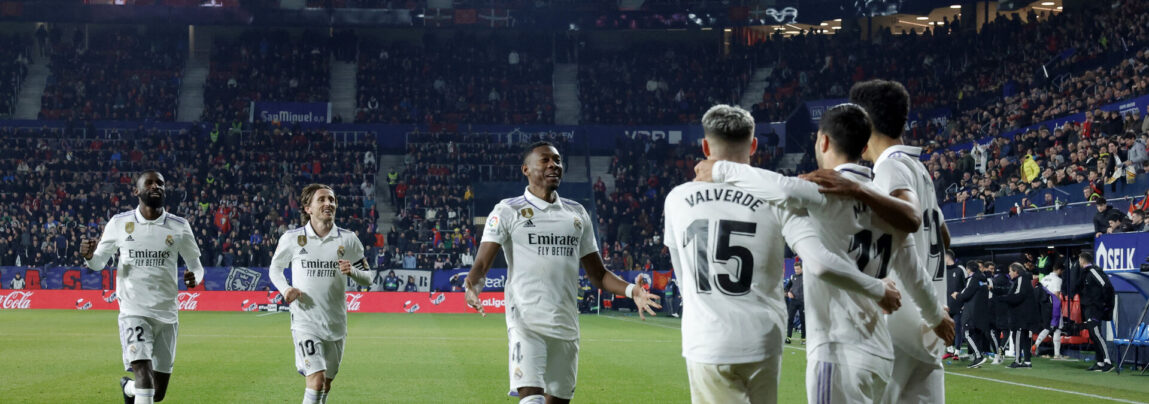 Real Madrid slog Osasuna 2-0 i LaLiga.
