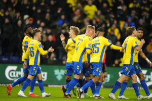 Brøndby IF's trup til kampen mod FC Midtjylland i Superligaen den 27. februar 2023.