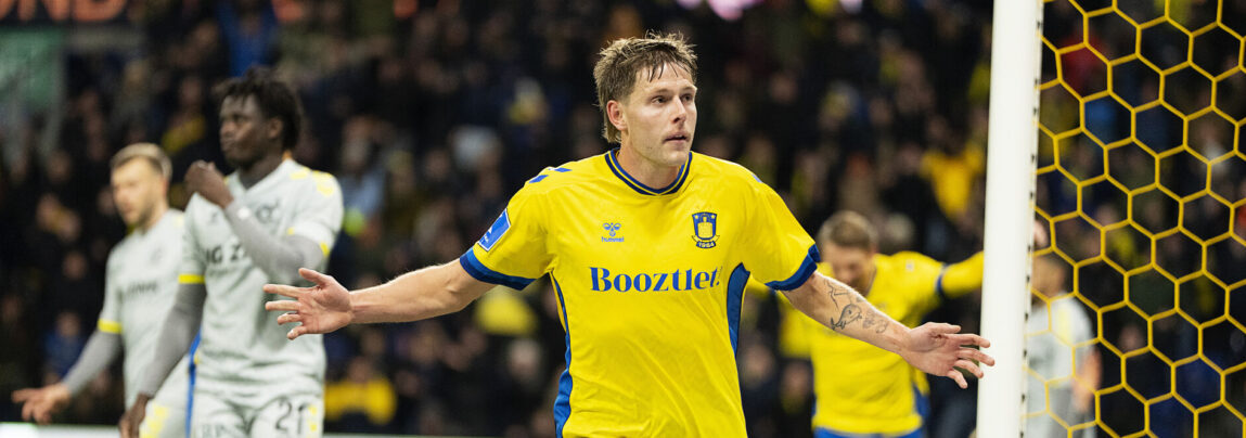 Nicolai Vallys bliver noteret for tre mål mod AC Horsens.