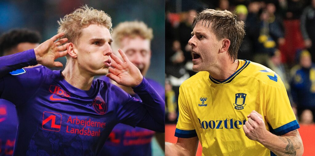 Gustav Isaksen og Nicolai Vallys scorede begge hattrick i første superligaerunde i 2023, dermed er der scoret lige så mange hattricks som i hele 2022.