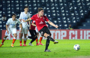 Alexander Scholz fik scoret for Urawa.