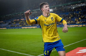 Oscar Schwartau sikrede Danmark point mod Holland.