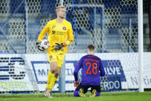 Jonas Lössl er førstemålmand i FC Midtjylland.